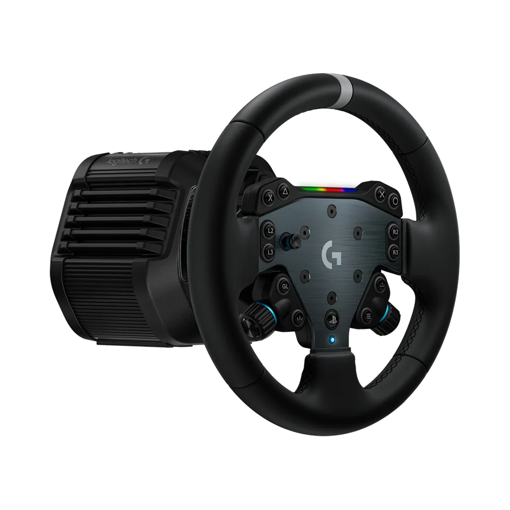 Logitech RS50 System – PS/PC – 8 Nm Direct Drive Base with Steering Wheel and Table Clamp - Image 3