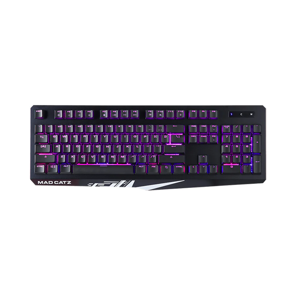 Mad Catz S.T.R.I.K.E. 2 RGB Gaming Keyboard – Durable, Full-Size, and Ready for Competitive Play