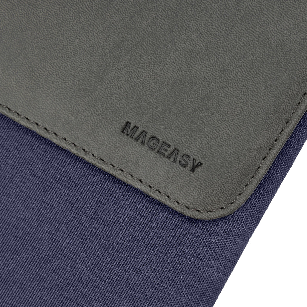 MagEasy MagSleeve for MacBook - Navy Leather - Image 3