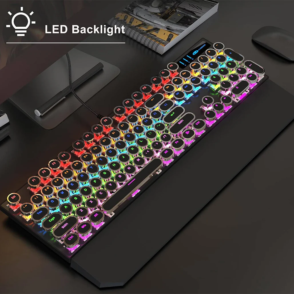MageGee MK-Storm Punk Mechanical Keyboard with Rest Pad - Image 4