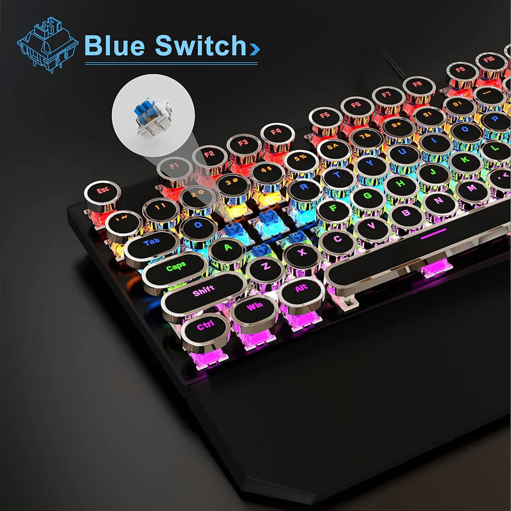 MageGee MK-Storm Punk Mechanical Keyboard with Rest Pad - Image 7