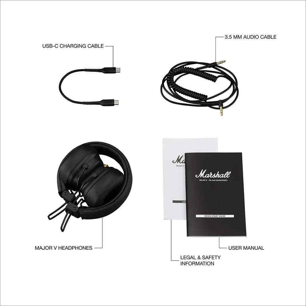Marshall Major V Wireless On-Ear Headphones - Image 8