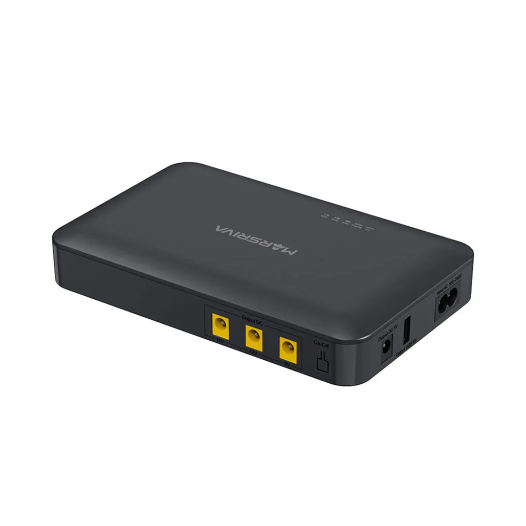 Marsiva KP1 Smart Mini DC UPS – 18W Battery Backup Power Supply for Wi-Fi Routers, Modems & Security Devices