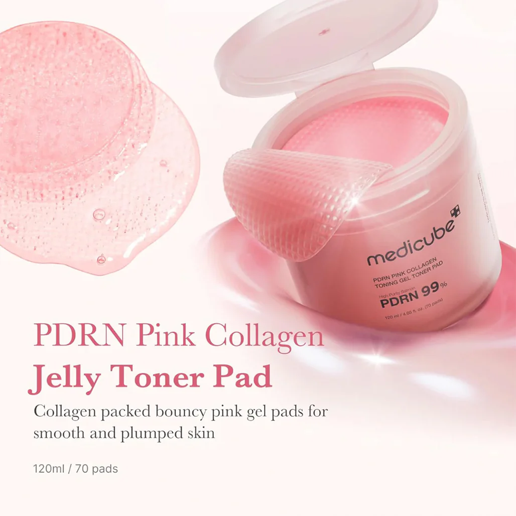 Medicube PDRN Pink Collagen Gel Toner Pad - Image 8
