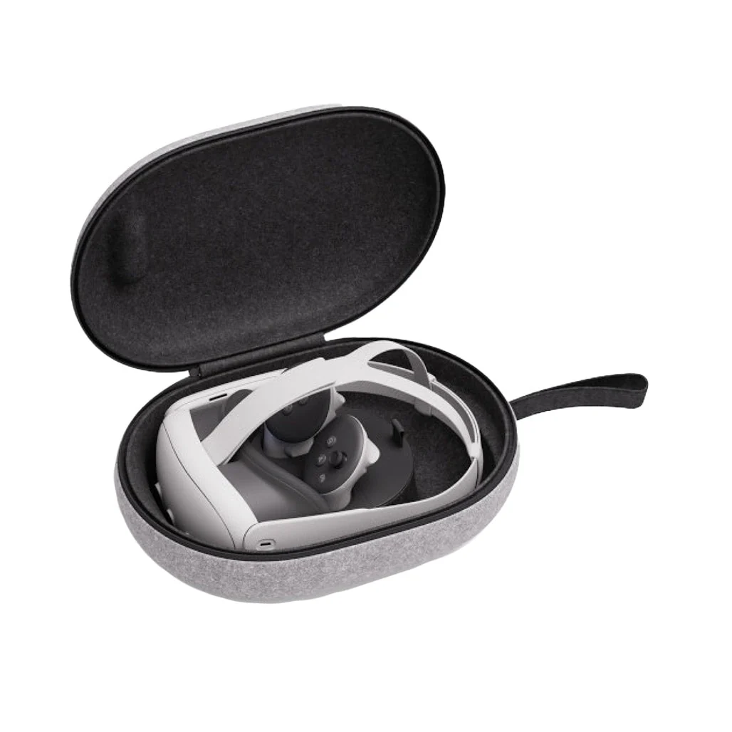 Meta Quest 3 Carrying Case Light Gray - Image 2