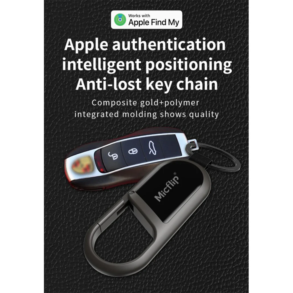 MicFlip Apple FindMy Certificated, Global Positioning IP65 Waterproof Keychain - Image 10