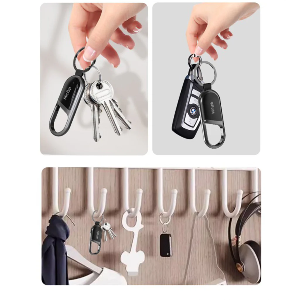 MicFlip Apple FindMy Certificated, Global Positioning IP65 Waterproof Keychain - Image 6