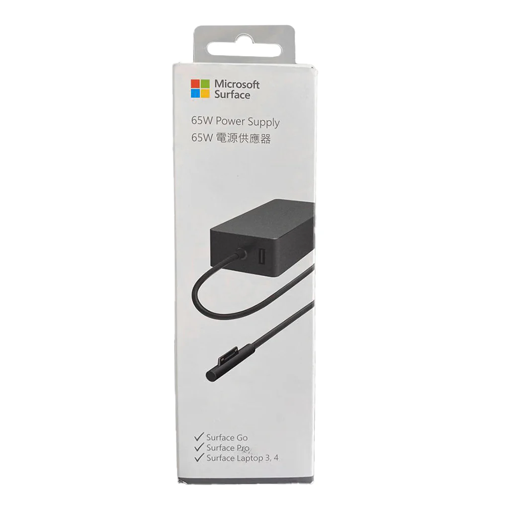 Microsoft Surface 65W Power Supply - Black | Dual Device Charger with Magnetic Connector - Image 3
