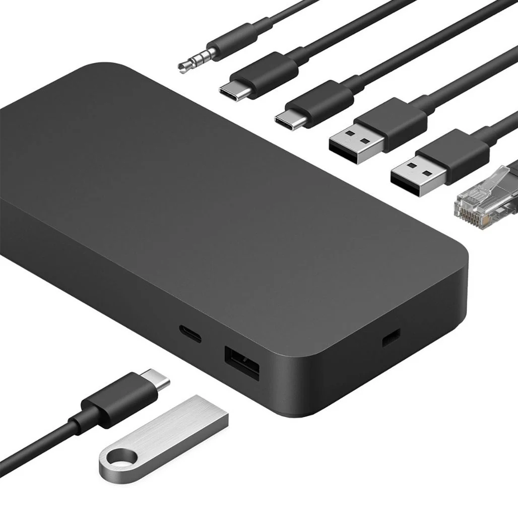 Microsoft Surface Thunderbolt 4 Dock T8H-00006 | Black | High-Speed USB-C Hub & Ethernet Connectivity - Image 2