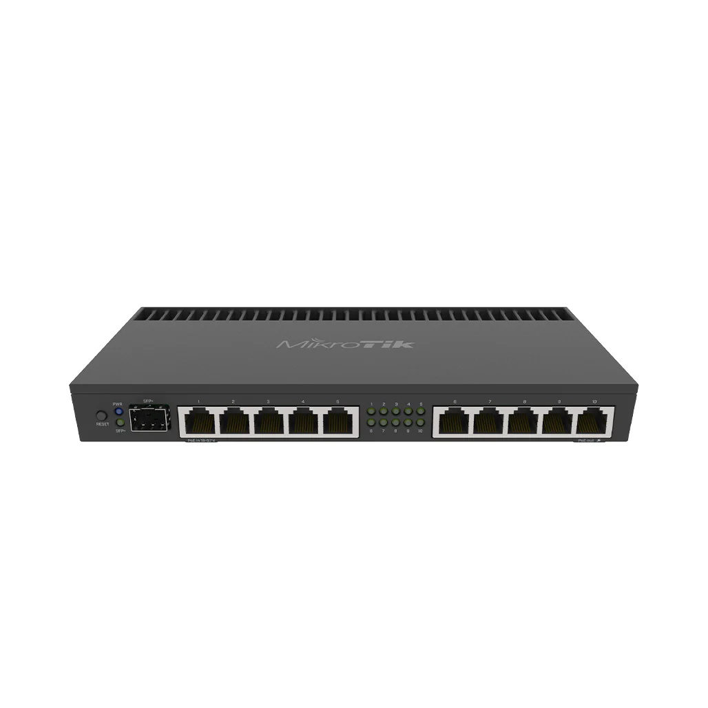 Mikrotik RB4011iGS+RM Router with 10 Gigabit Ethernet Ports and SFP+ 10Gbps Interface