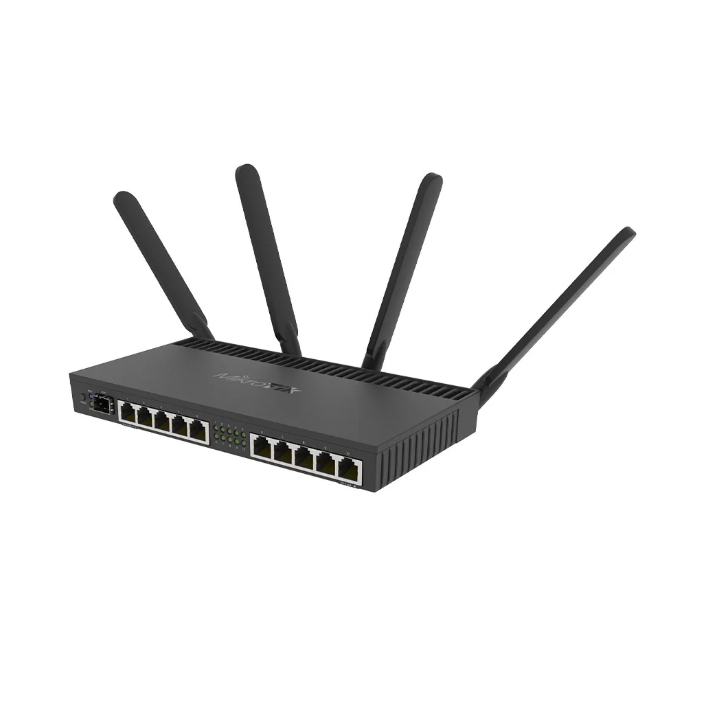 MikroTik RB4011iGS+5HacQ2HnD-IN - 10x Gigabit Port Router with Quad-core 1.4GHz CPU, SFP+ 10Gbps, and Dual Band Wireless - Image 3