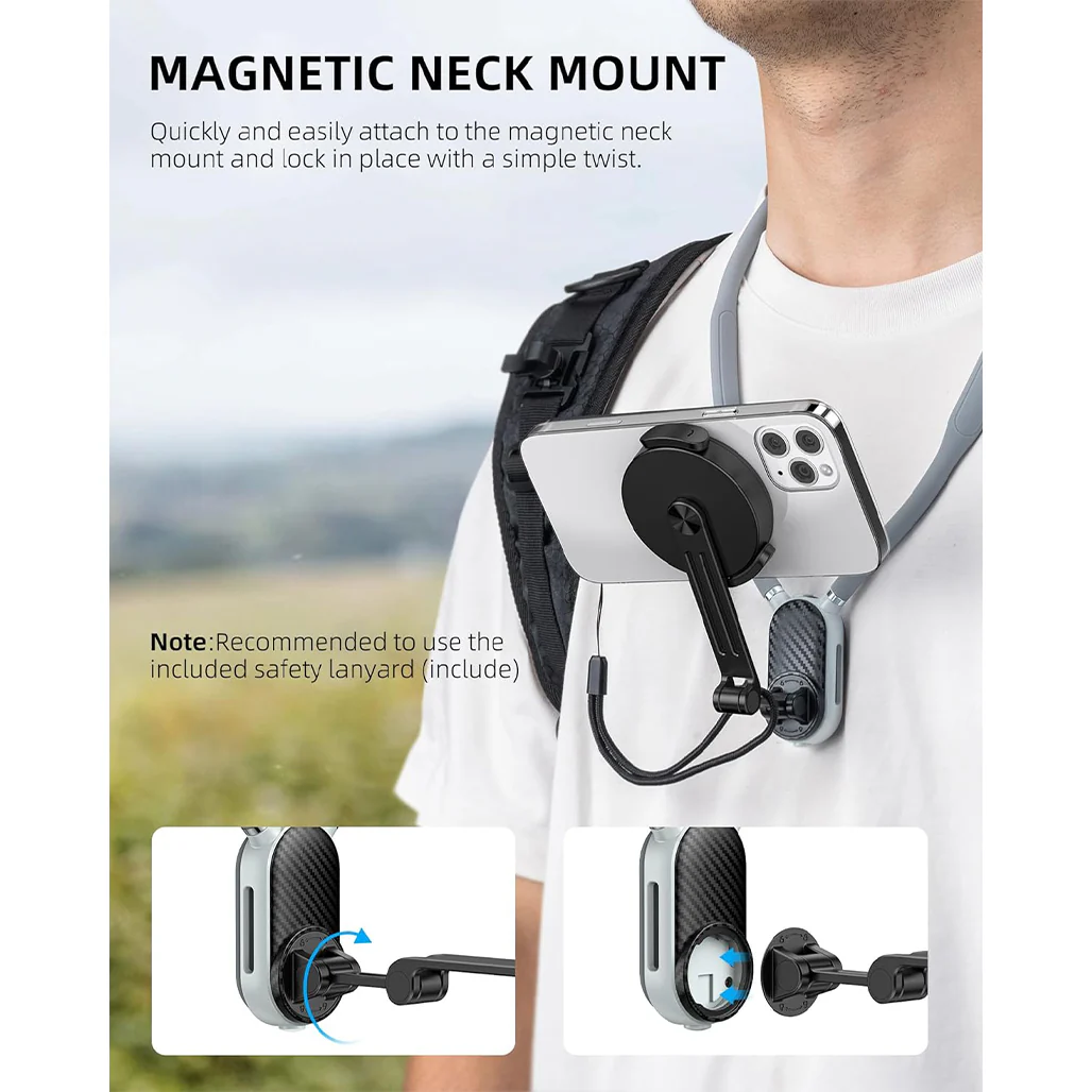 Mobile Phone Neck Bracket– Hands-Free POV Recording & Secure Grip - Image 4