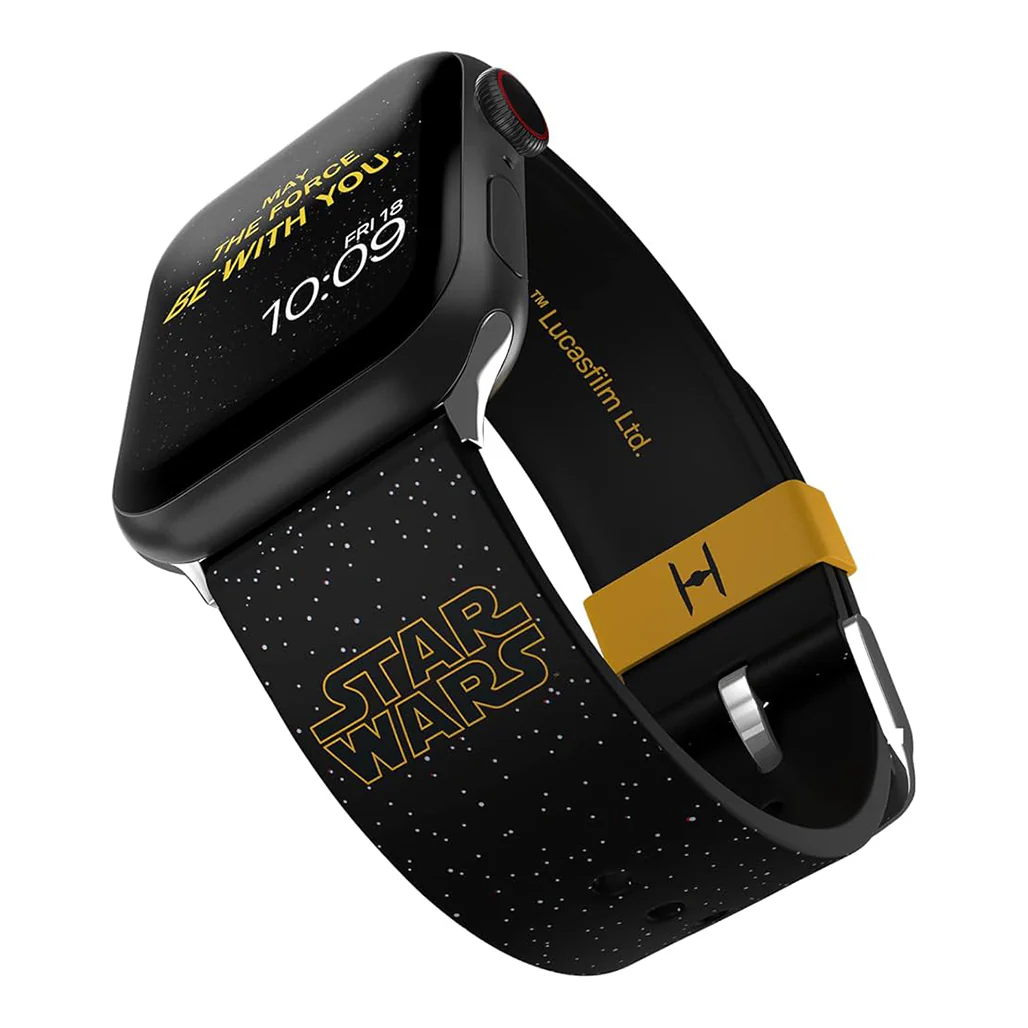 MobyFox Star Wars Galactic Smartwatch Band – Compatible with Apple Watch Series 1–9, Ultra, SE & Android Watches – Silicone Strap with Exclusive Watch Faces - Image 2