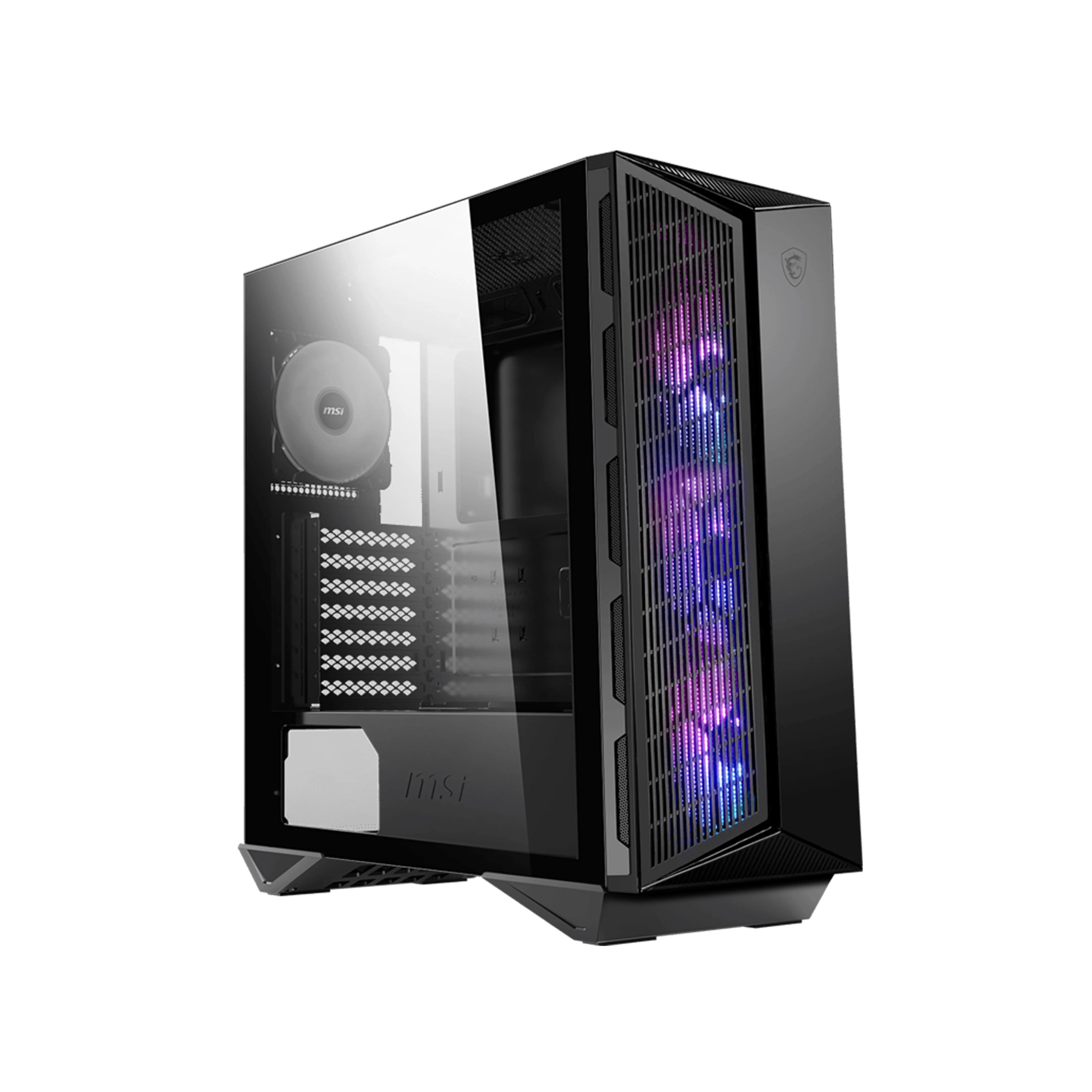 MSI MPG Gungnir 110R - Mid-Tower Gaming Desktop Case with ARGB Fans - Image 2