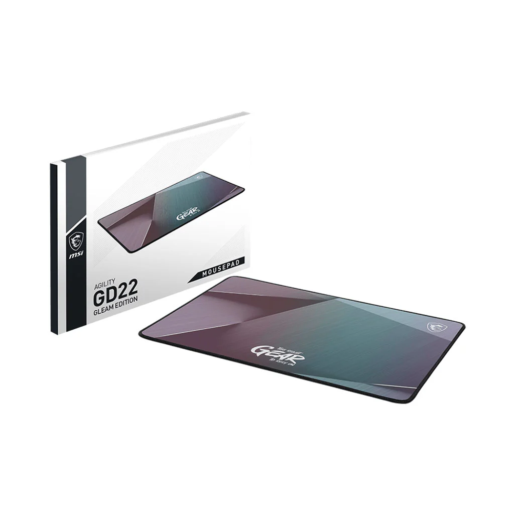 MSI Agility GD22 Gleam Edition Gaming MousePad | Zero Friction Surface & Reflective Visuals for Enhanced Gaming - Image 5