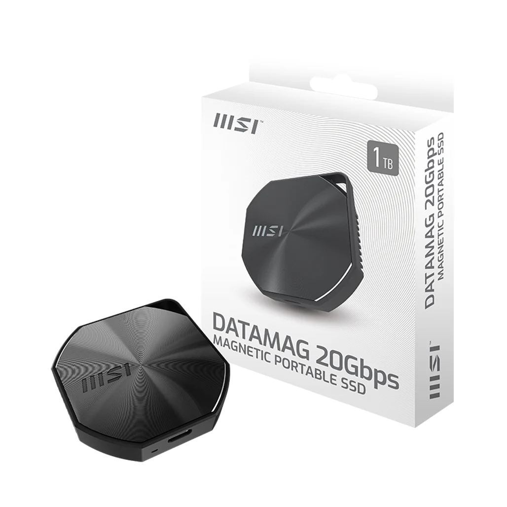 MSI DATAMAG 1TB 20Gbps Portable SSD – High-Speed External Storage for PC, Mac, iPhone & Gaming - Image 5