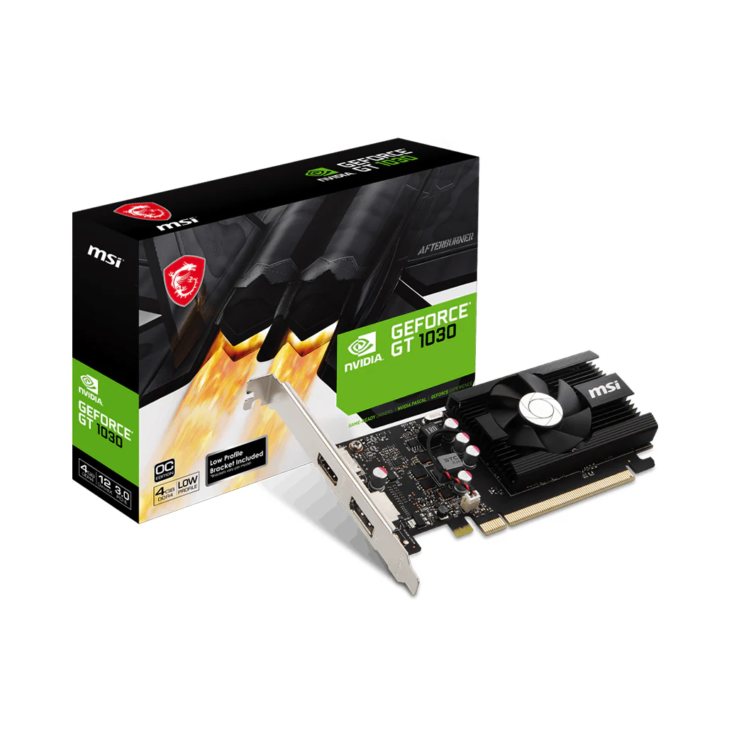 MSI GeForce GT 1030 4GD4 OC – 4GB DDR4 Graphics Card