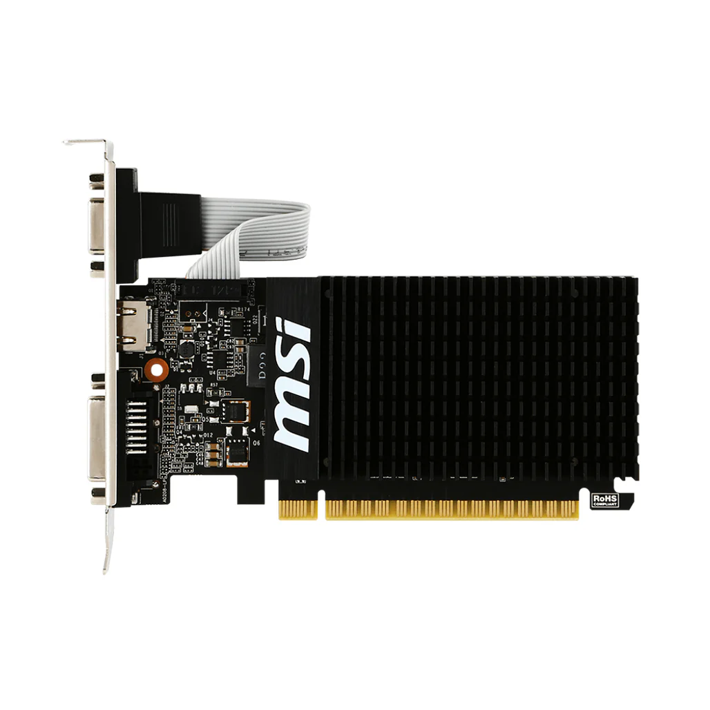 MSI GT 710 2GD3H LP Graphics Card – 2GB DDR3, 64-bit, PCIe 2.0, 4K Support - Image 2