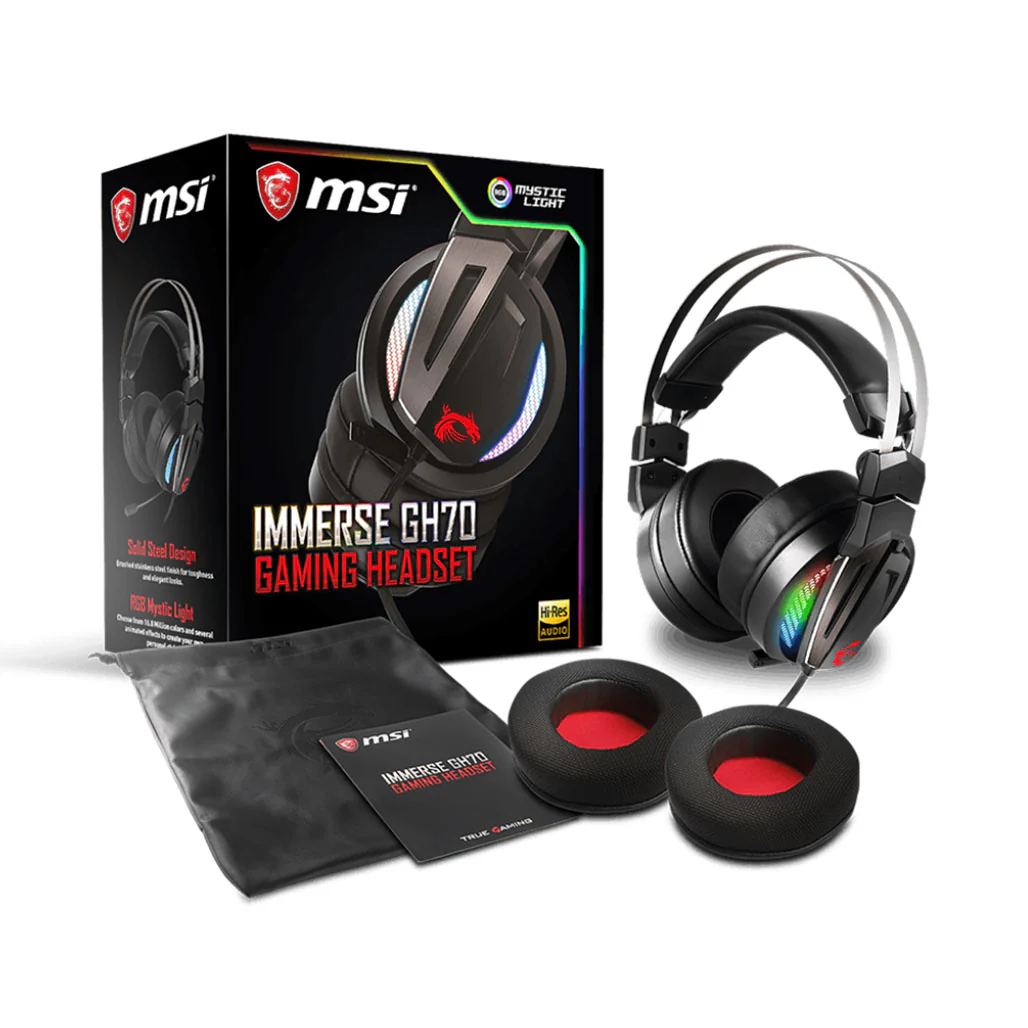 MSI Immerse GH70 – Gaming Headset - Image 3