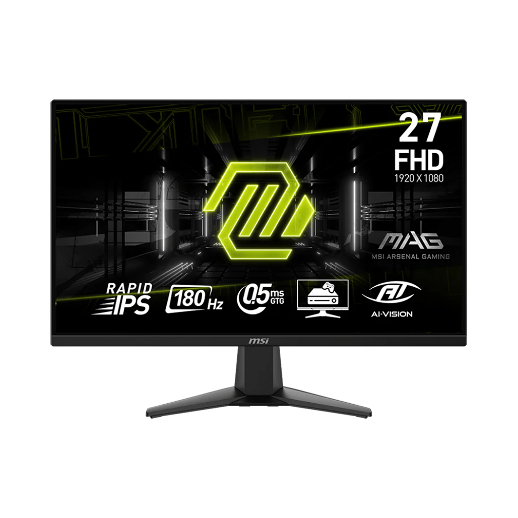 MSI MAG 275F 27-Inch Gaming Monitor – Full HD, 180Hz, Rapid IPS, 0.5ms Response