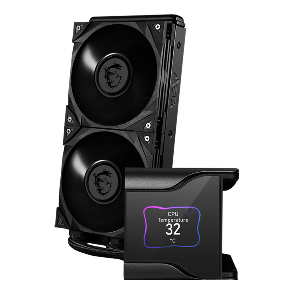 MSI MEG CoreLiquid S280 - 280mm AIO Liquid CPU Cooler with 2.4” IPS Display - Image 5