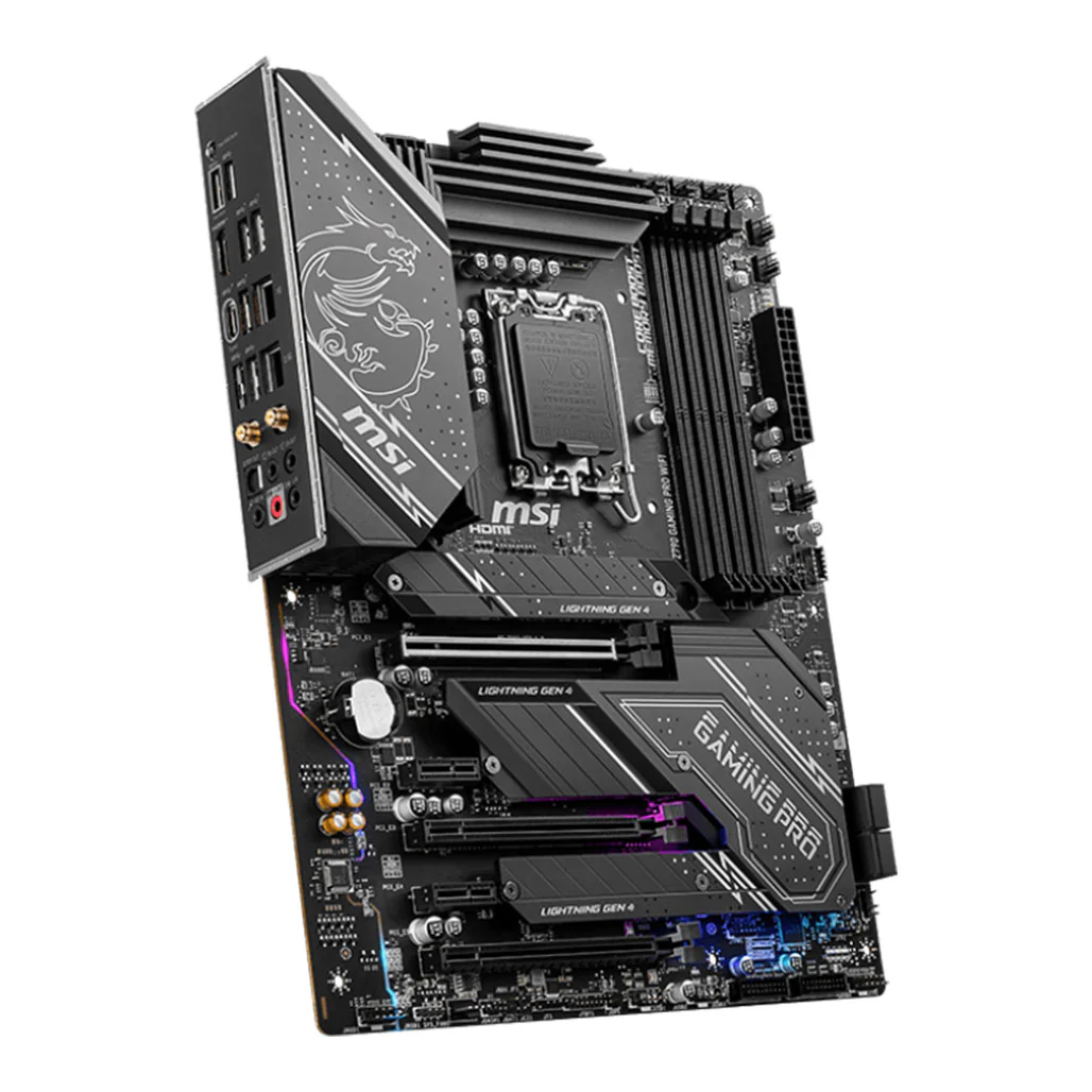 MSI Z790 Gaming Pro WiFi DDR5 ATX Motherboard | LGA 1700, 4x DDR5 Slots, PCIe 4.0, RGB Lighting - Image 3