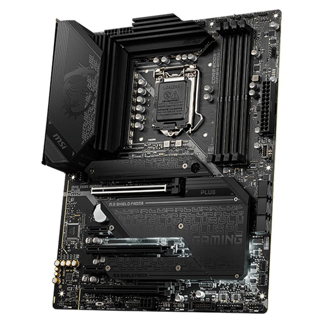 MSI MPG Z590 Gaming Plus Motherboard - ATX LGA 1200 with Advanced Connectivity and High Performance - Image 4