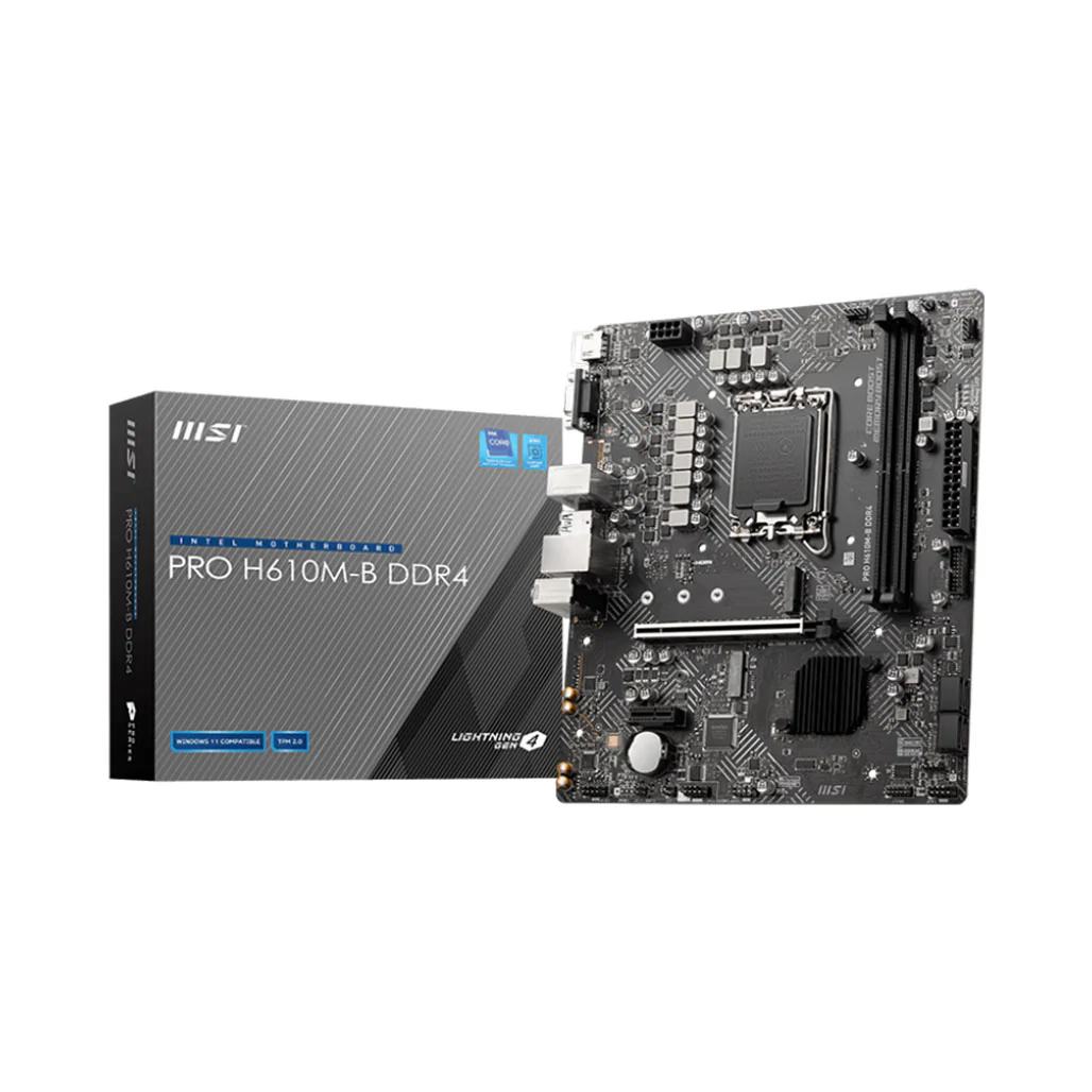 MSI PRO H610M-B DDR4 Motherboard - 911-7D46-022 - Image 4