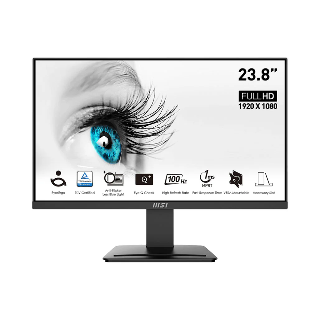 MSI Pro MP2412 - 23.8" 100Hz Professional Business Monitor