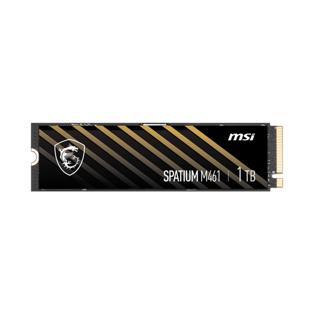 MSI Spatium M461 1TB PCIe 4.0 NVMe M.2 SSD - High-Speed Performance and Enhanced Storage Capacity