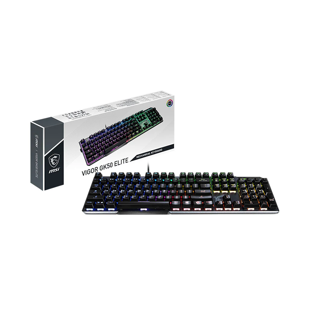 MSI Vigor GK50 Elite LL - Full-Size Wired Mechanical Gaming Keyboard - Image 6
