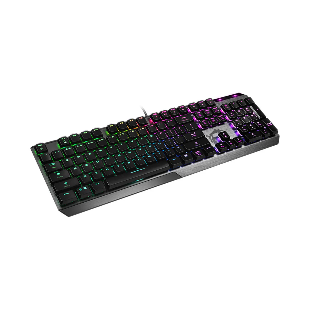 MSI Vigor GK50 Low Profile Mechanical Gaming Keyboard - Full-Size Wired RGB Keyboard - Image 4
