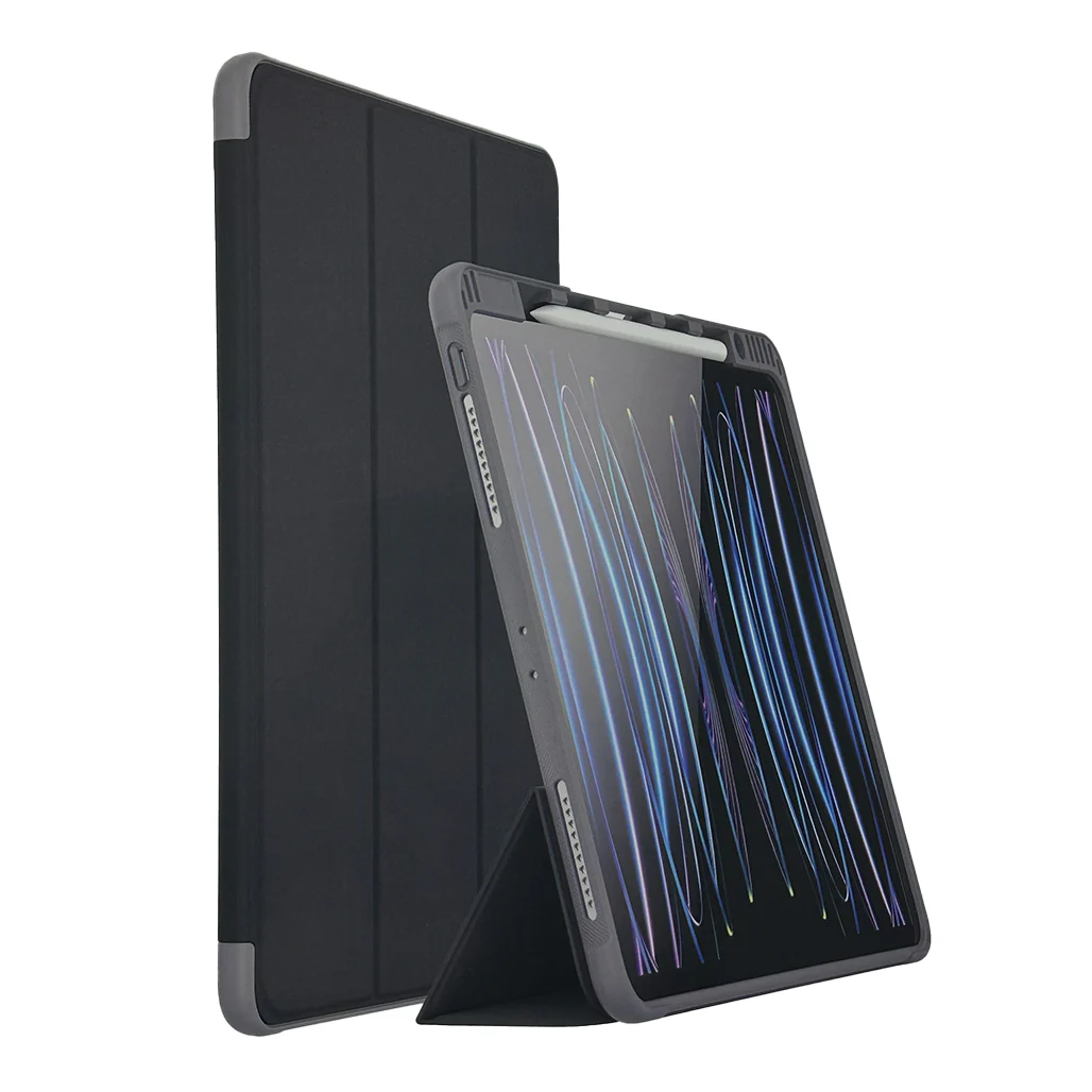 Mutural Protective iPad Case for iPad Pro 13" (M4) - Intelligent Sleep, Enhanced TPU Corner Protection, Pencil Groove, Anti-Fall Design - Image 2