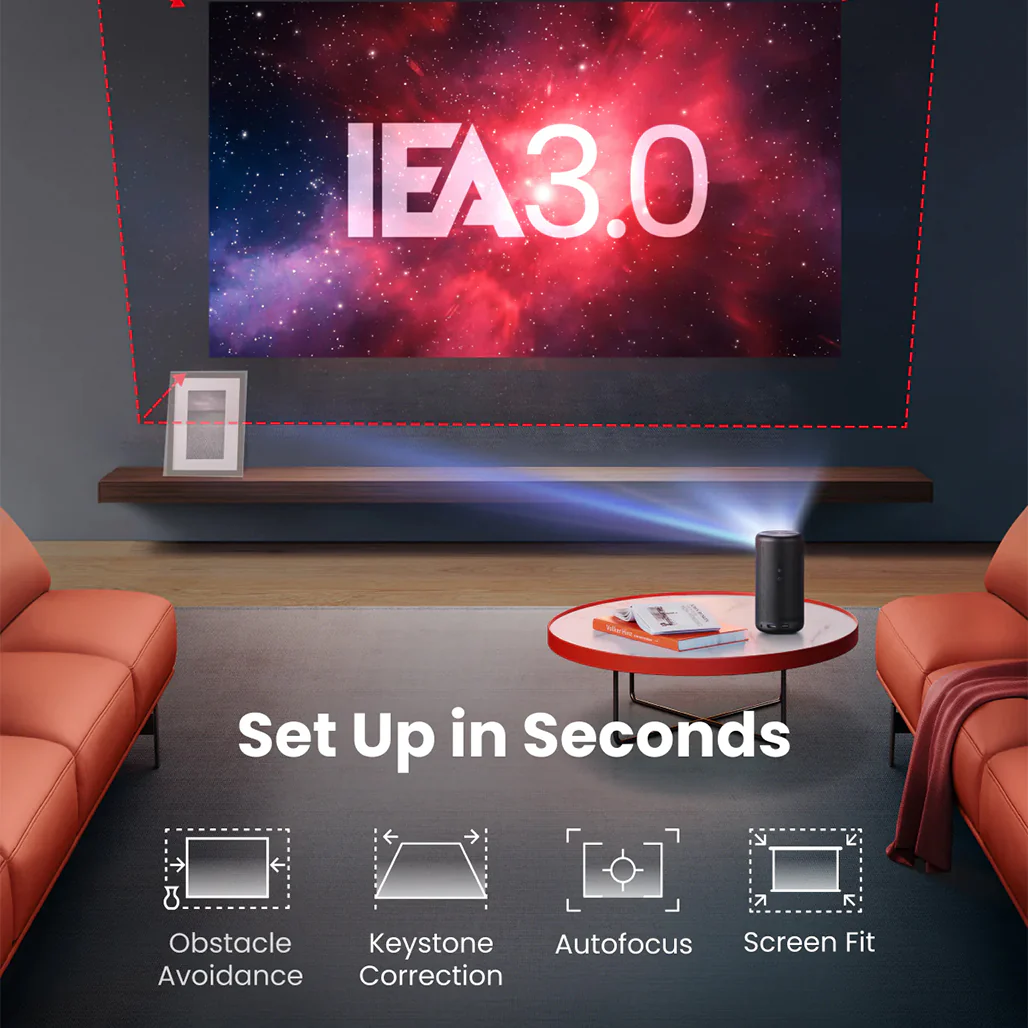 Nebula Capsule 3 - 1080p Mini Google TV Projector - Image 5