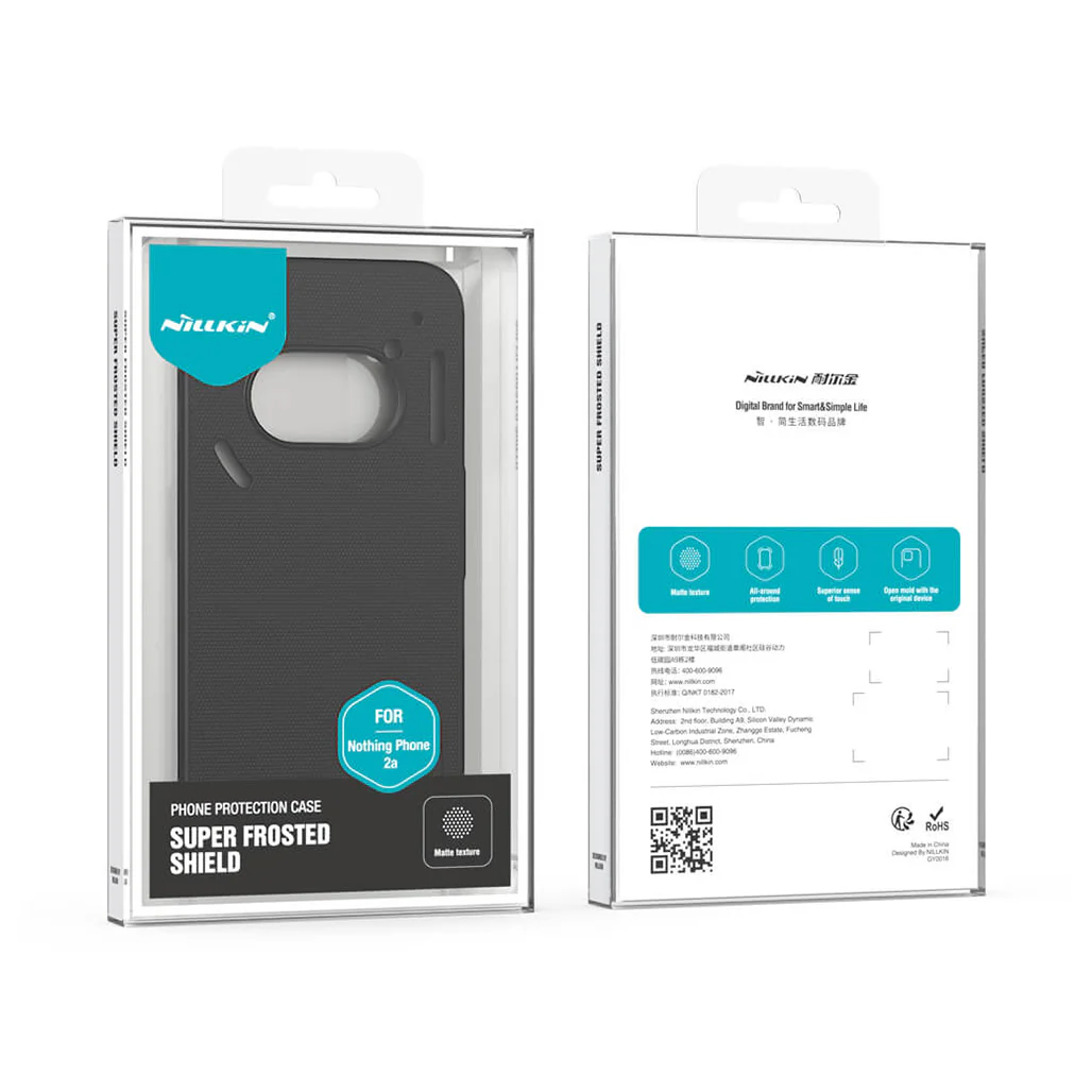 Nillkin Super Frosted Shield Matte Case for Nothing Phone 2A - Durable, Water-Resistant, and Eco-Friendly Protection - Image 5
