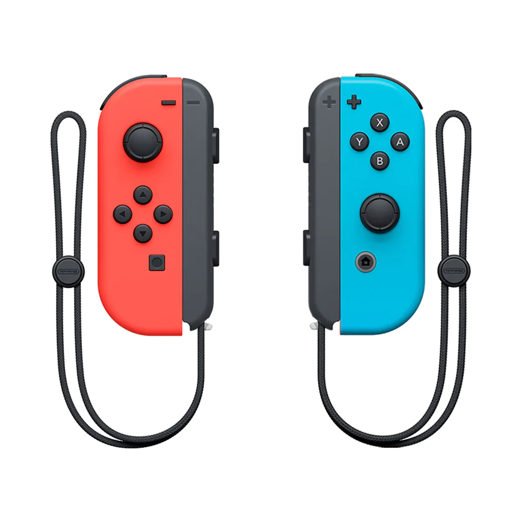 Nintendo Joy-Con (L/R) Neon Red and Neon Blue Controllers