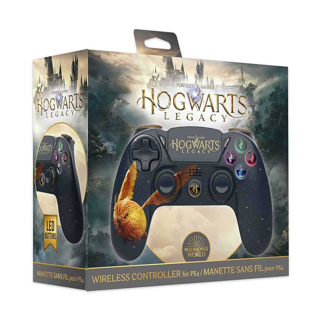 Official Hogwarts Legacy Wireless PS4 Controller - Dark Blue - Image 4