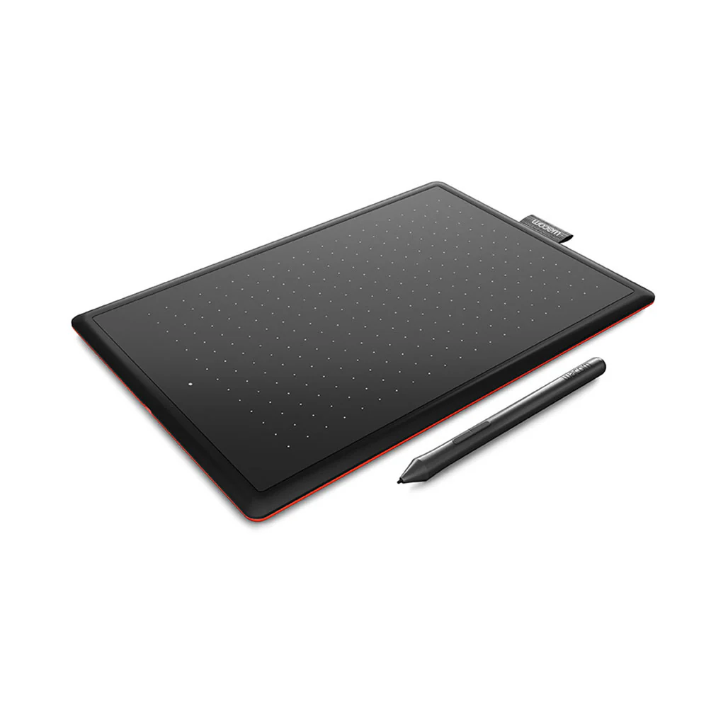 One by Wacom Medium Creative Pen Tablet | Black and Red - Image 3