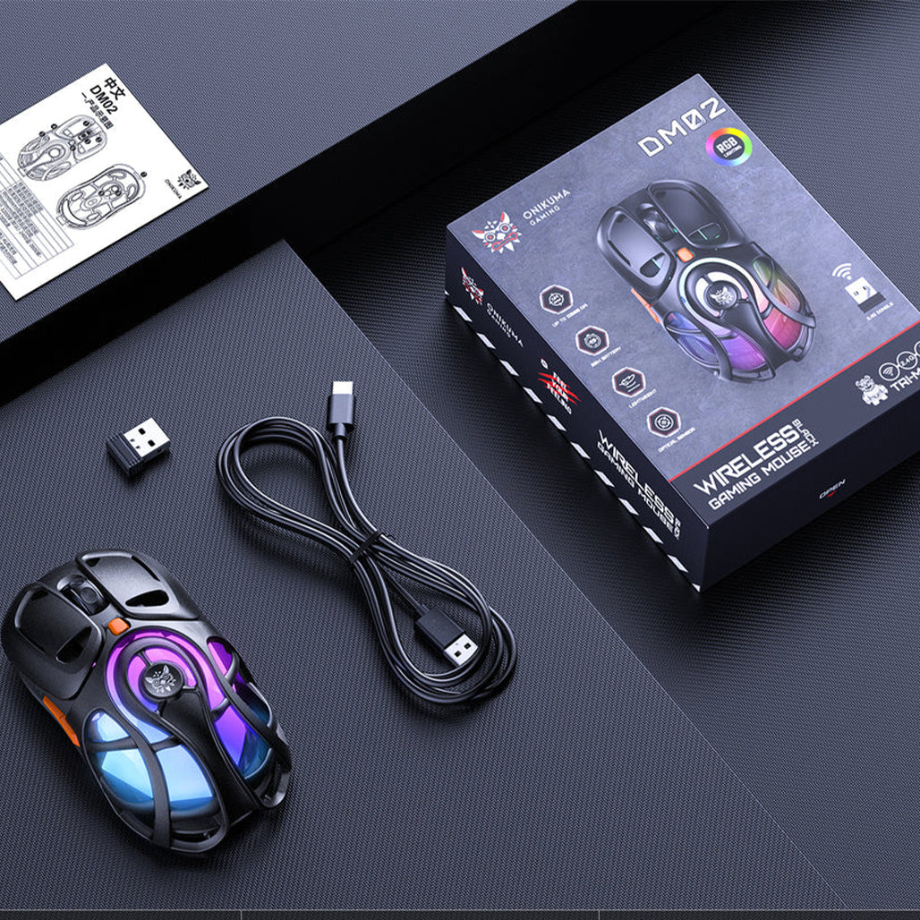 Onikuma Tri-Mode RGB Gaming Mouse - DM02 - Image 6