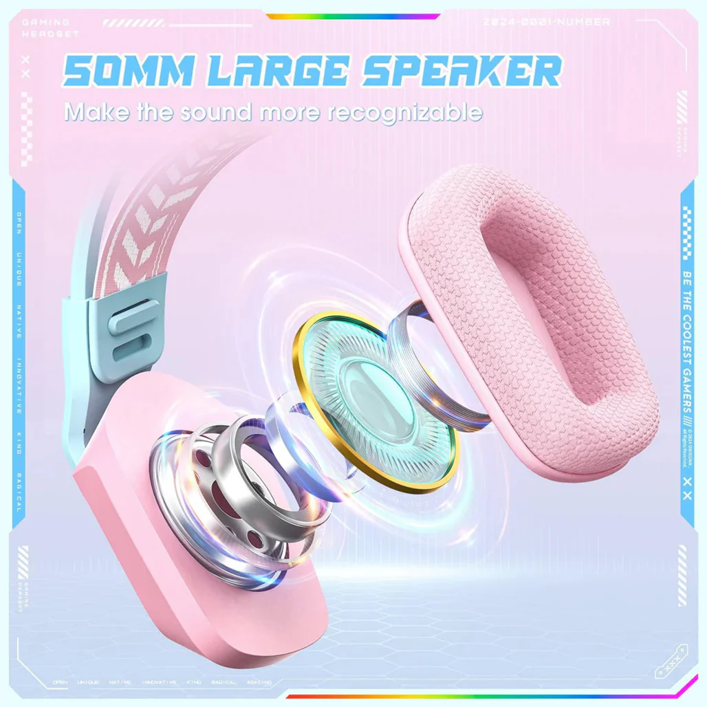 Onikuma X13 RGB Gaming Headset - Image 4