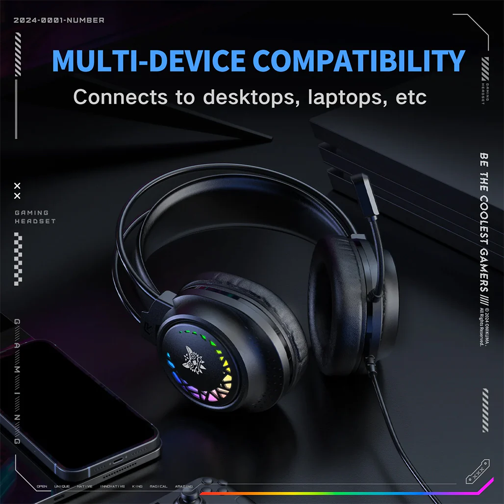 Onikuma X92 Gaming Headset - Image 3