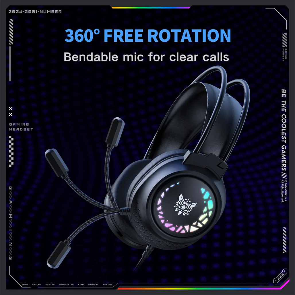 Onikuma X92 Gaming Headset - Image 4