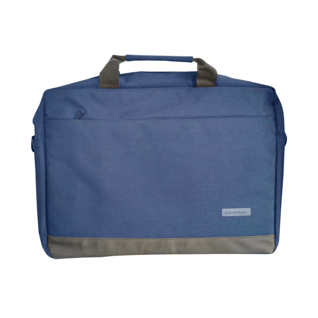 Package 15.6 inch Laptop Bag Gray/Blue - Image 3