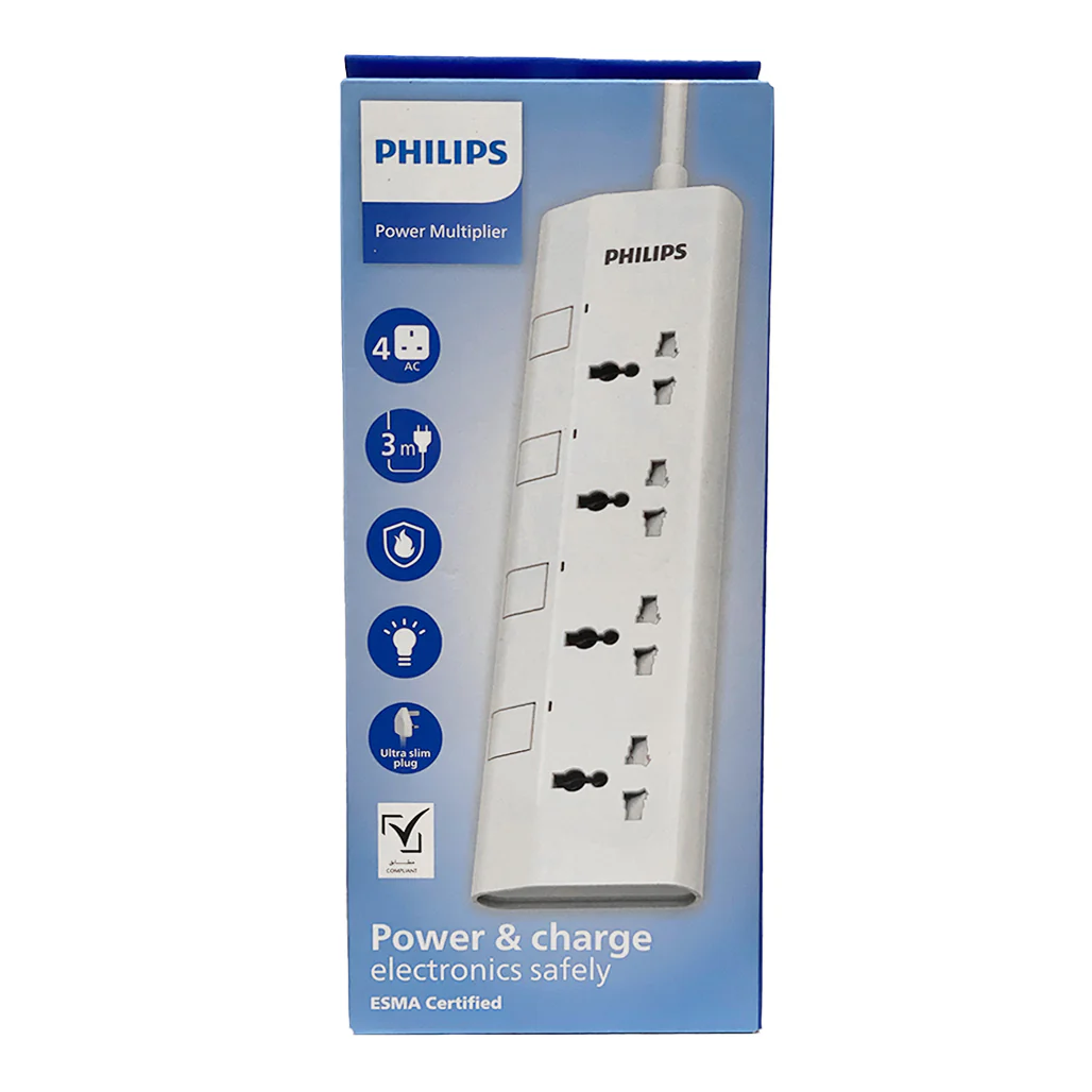 Philips 4 way universal cord extension set with individual control