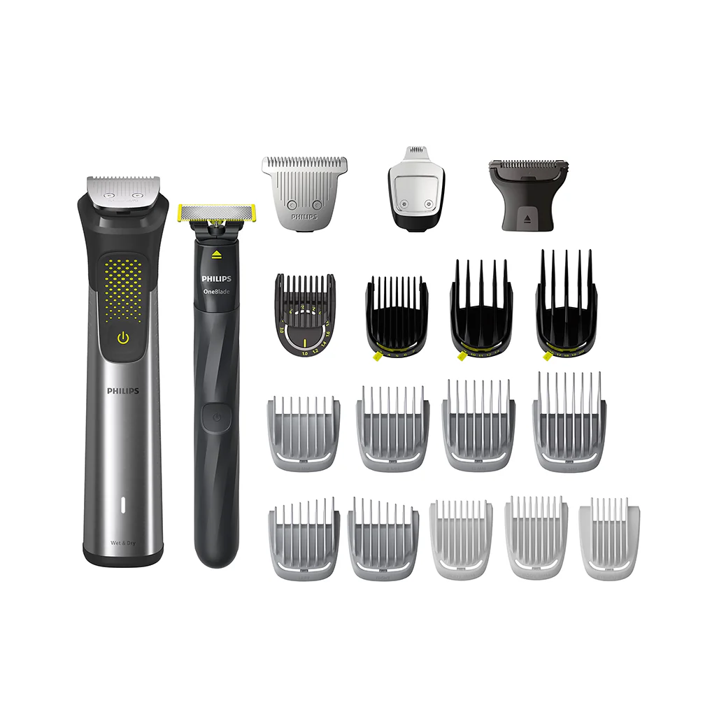 Philips All-in-One Trimmer Series 9000 MG9553/15 – Precision Grooming for Face, Head & Body