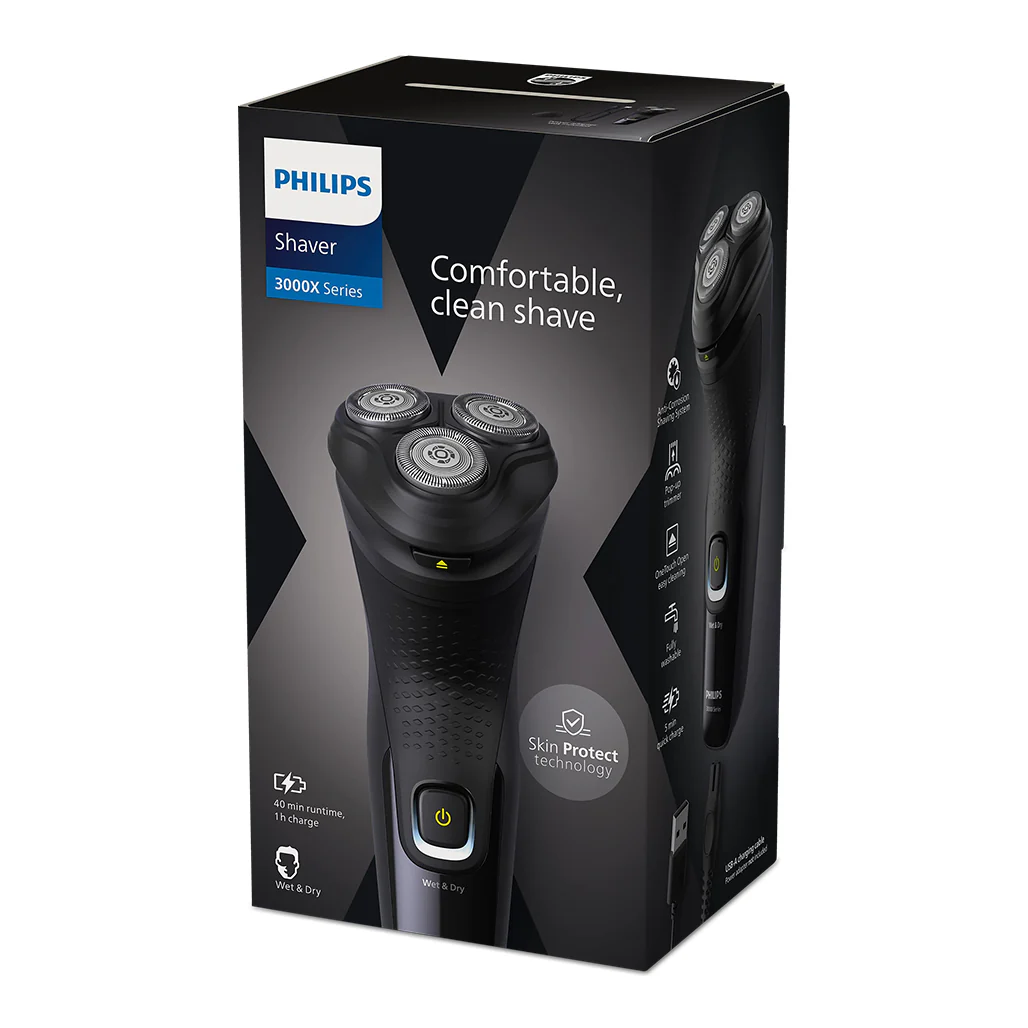 Philips Shaver 3000X Series - Wet & Dry Electric Shaver - X3021/00 - Image 4