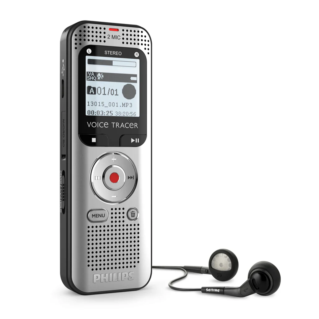 Philips VoiceTracer DVT2015 Audio Recorder - Image 2
