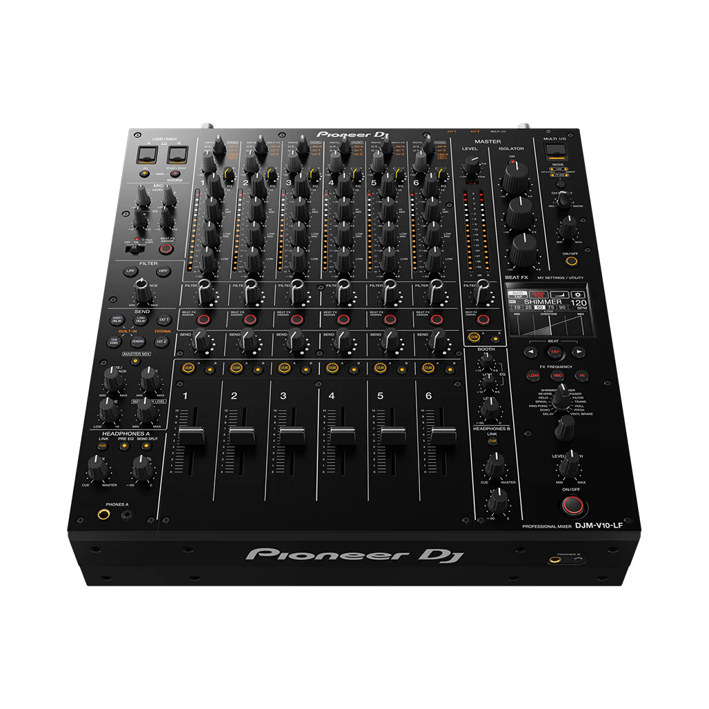 Pioneer DJM-V10-LF - 6-Channel Professional DJ Mixer with Long Faders - Image 2