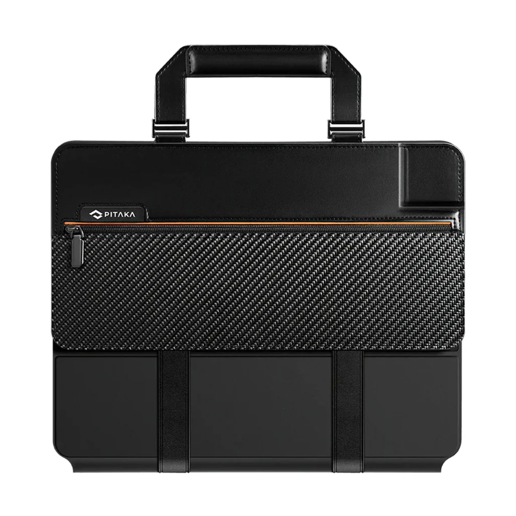 Pitaka FlipBook Case for iPad Pro 11" & 13" (2024) – Portable Protection for Magic Keyboard with Accordion Pocket and Magnetic Handles