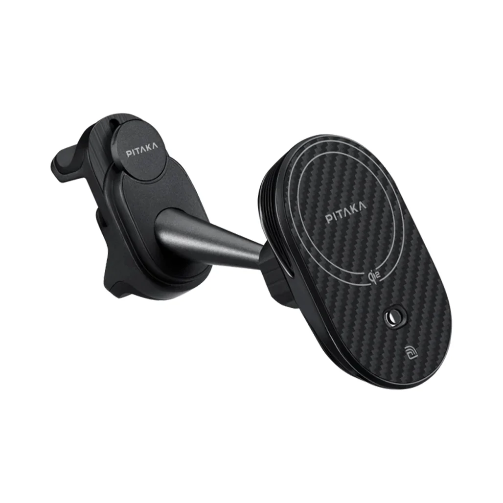 Pitaka MagEZ Car Mount Pro 2 Qi2 - 15W Fast Wireless Charging Car Vent Mount, Compatible with Tesla and Other Brands - Image 6